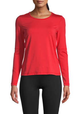 Essential Long Sleeve with Mesh Insert – Impact Red